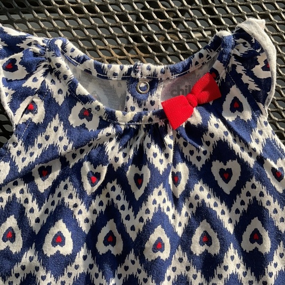 Carter’s Red, White & Blue Tank Top Holiday Dress Size 18m - Picture 2 of 5